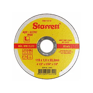 DISCO DE CORTE 4/12"x1mm STARRET