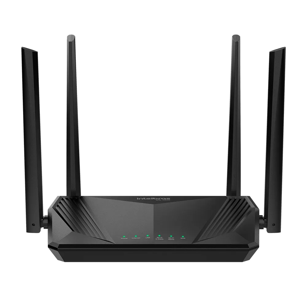 Roteador Wi-Fi 6 Dual Band W6-1500 Preto Intelbras
