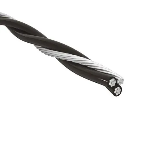 Cabo Alumínio Triplex 2 x 10MM + Neutro Nú