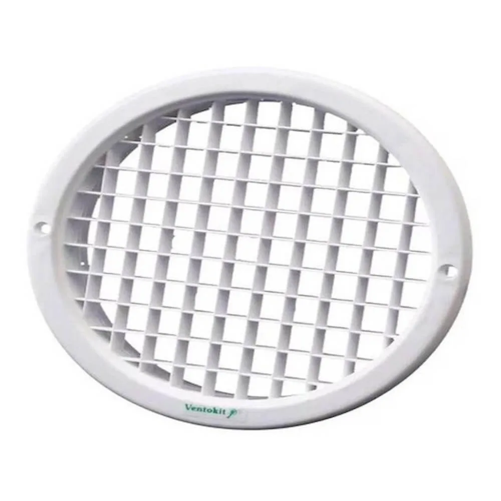 Grade De Ventilação Redonda Sem Tela 15cm Westaflex