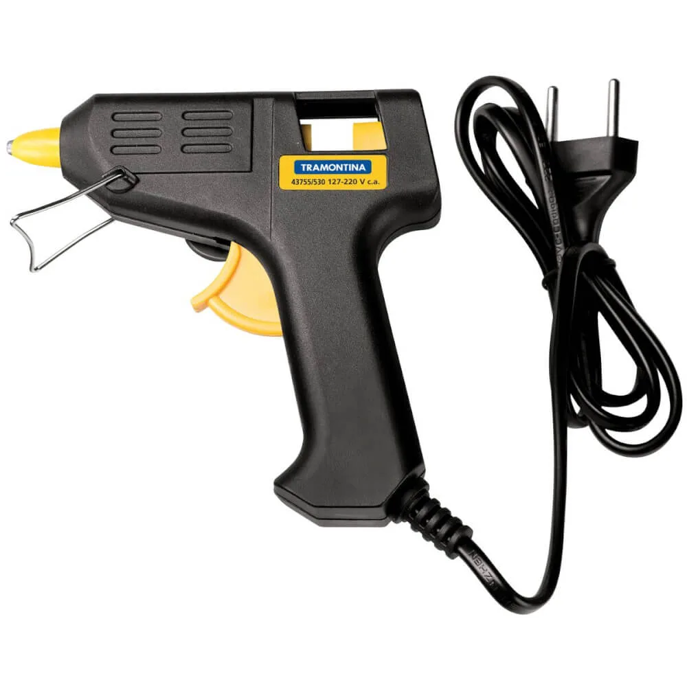 Pistola Elétrica para Cola Quente 20-25 W Tramontina Com Corpo Injetado