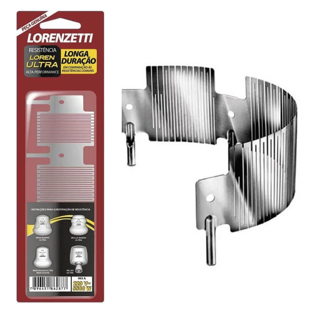 Resistência Chuveiro Bella Ducha 4T Ultra 220V 6800W Lorenzetti