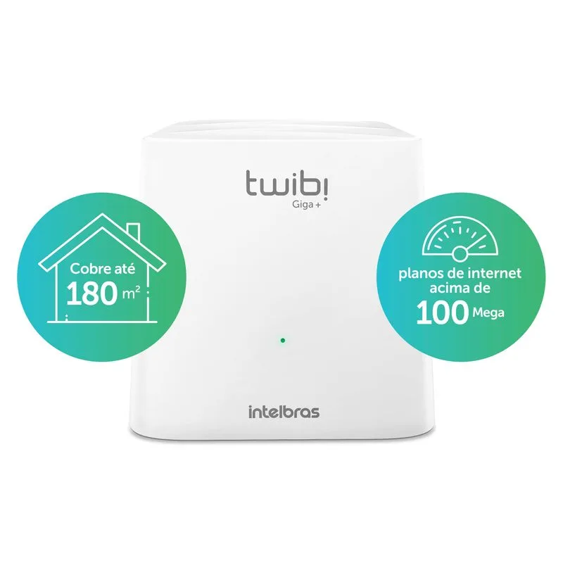 Roteador Mesh Twibi Giga+ Intelbras