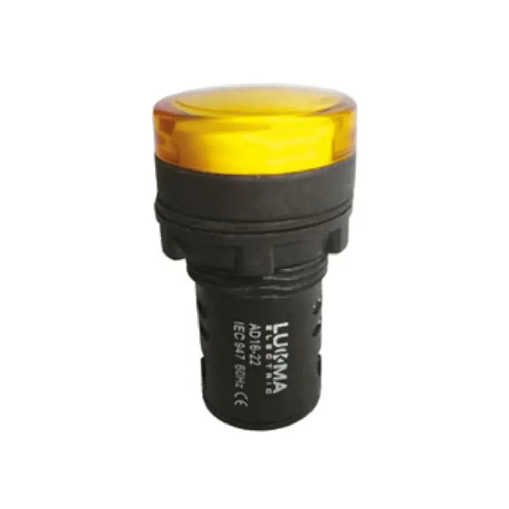 Sinaleiro Led LK16-22 110V Amarelo Lukma