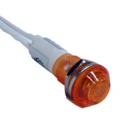 Sinaleiro Olho De Boi C/Rabicho 127V Ambar Lukma