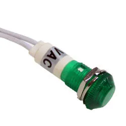 Sinaleiro Olho De Boi C/Rabicho 24V Verde Lukma