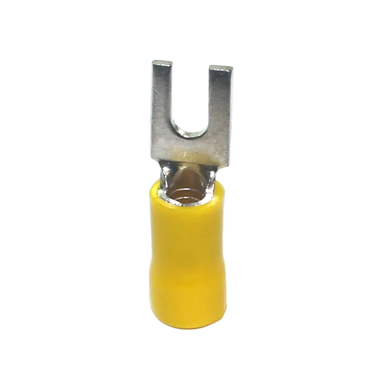 Terminal Forquilha Isolado 6.60 MM Amarelo FR2491 Crimper
