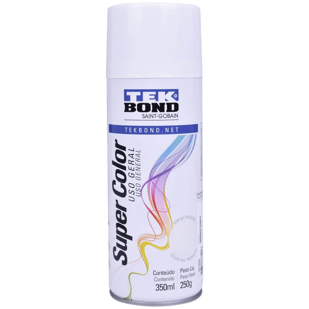 Tinta Spray Uso Geral Branco Brilho 350ML