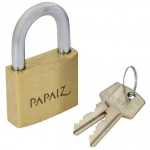Cadeado Latão 20 mm Papaiz