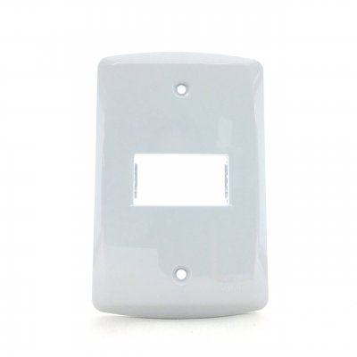 Placa 1 Posto Horizontal 4×2 Tramontina Lux