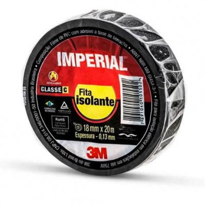 Fita Isolante 3m Imperial 18mm 20 Metros