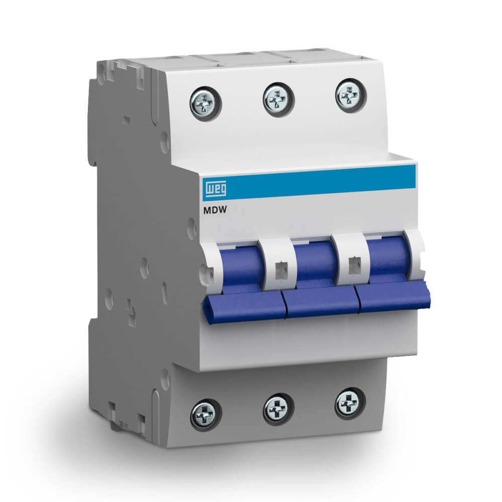 Disjuntor Din Tripolar 25A Weg