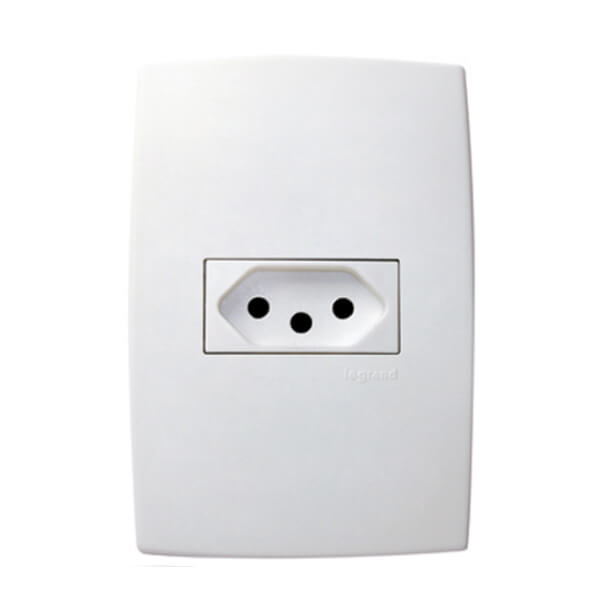 Tomada 4x2 2P+T Horizontal 20A Pial Plus