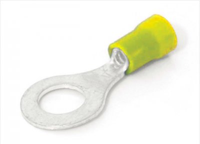 Terminal Olhal Plastico 6.60MM Amarelo AN2453 Crimper