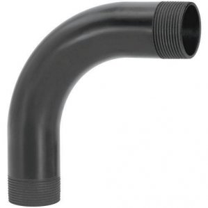 Curva 90° Pvc Roscável 1/2'' Preto
