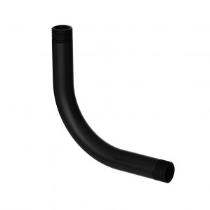 Curva 90° Pvc Roscável 1'' Preto