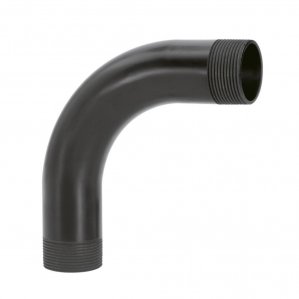 Curva 90° Pvc Roscável 2'' Preto