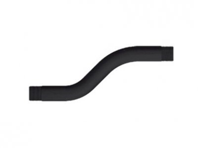 Curva S Pvc Roscável 1.1/2'' Preto