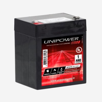 Bateria Estacionária VRLA 12V 4,5Ah Unipower