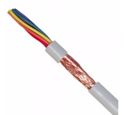 Cabo Manga Com Blindagem Em Trança 10 x 26 AWG Mult Cabos