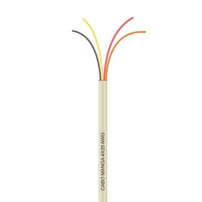 Cabo Manga S/Blindagem 4 x 26 AWG Mult Cabos