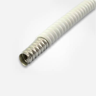 Conduíte Metal Flex Revestido 1/2'' Branco Copex