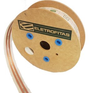 Fita Condutora 2 Pistas 20A 750V EF18x2 Eletrofitas