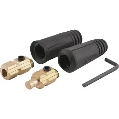 Conector Rápido Macho e Fêmea 13 mm Para Cabo De Solda Vonder