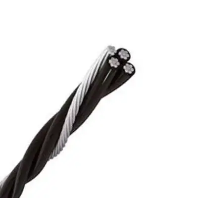 Cabo Alumínio Quadruplex 3 x 16MM + Neutro Nú